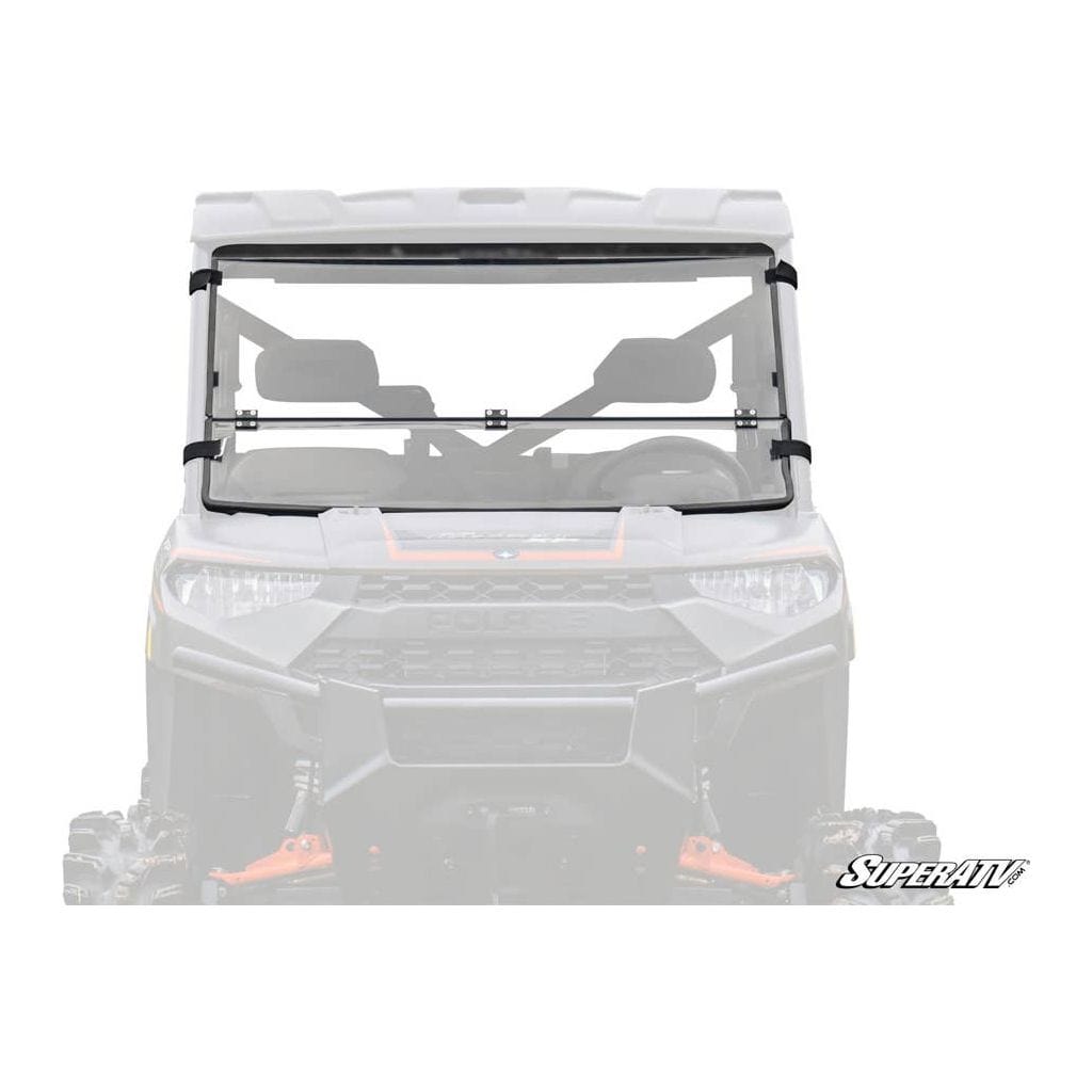 Polaris Ranger XP 900 Scratch Resistant Flip Down Windshield by SuperATV Folding Windshield SuperATV