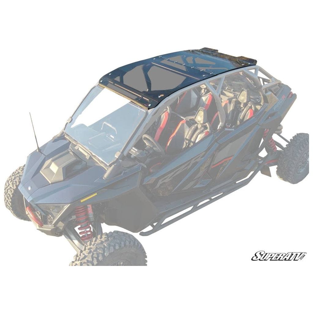 Checkered Circle Rzr Racing Polaris RZR Pro R 4 Tinted Roof | SuperATV Protection Witchdoctors