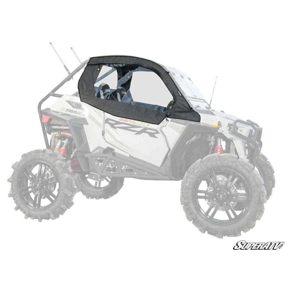 Checkered Circle Rzr Racing Polaris RZR Trail S 1000 Upper Doors by SuperATV Witchdoctors
