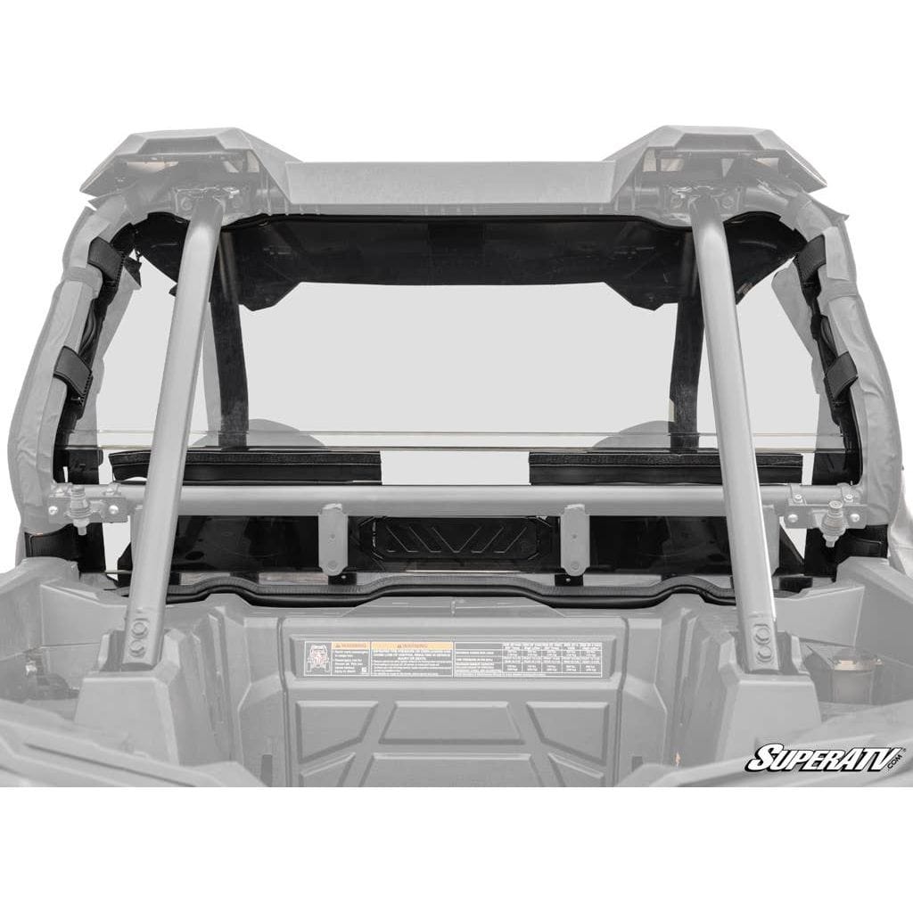 Polaris RZR XP Turbo Rear Vented Windshield by SuperATV RWS-P-RZR-1K-V-76#XP RWS-P-RZR-1K-V-76#XP SuperATV