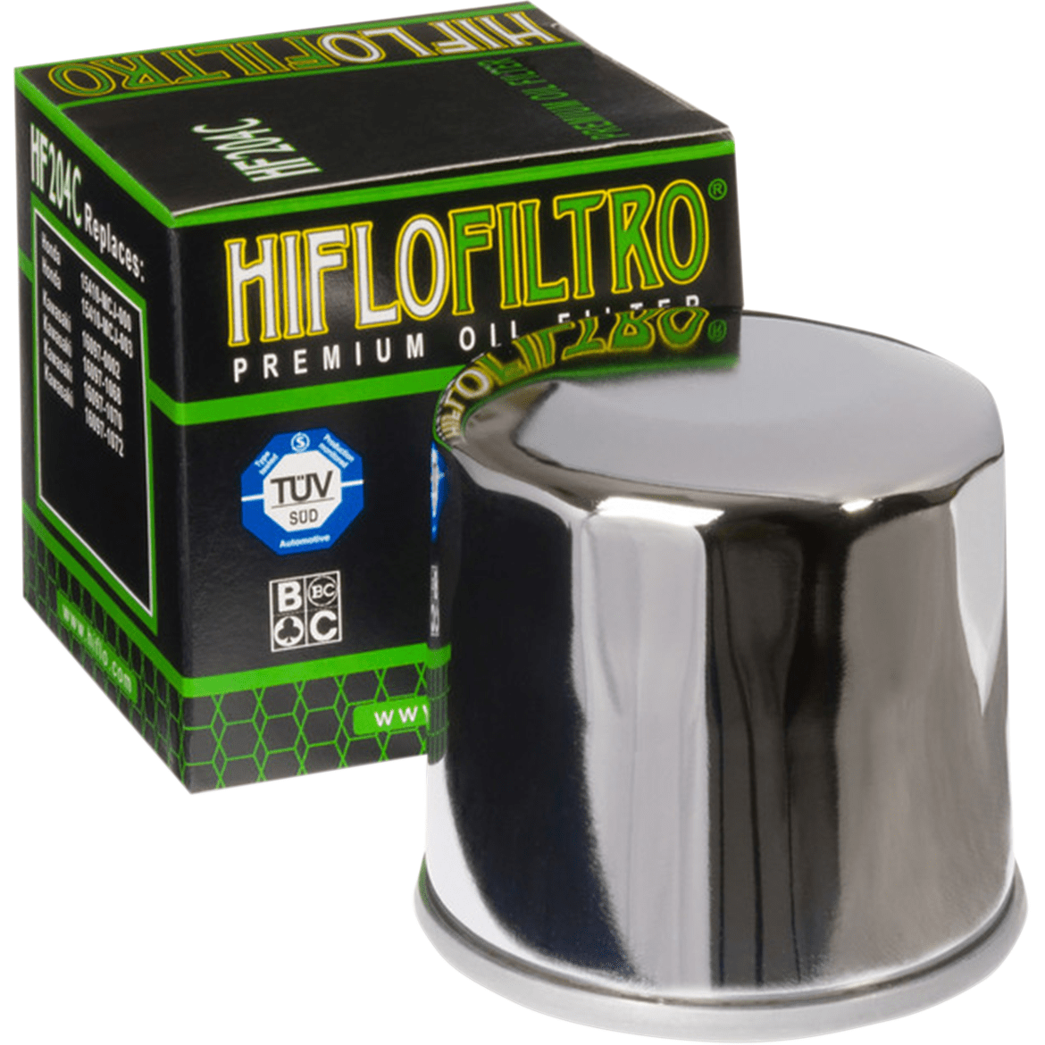 Premium Oil Filter Spin-On By Hiflofiltro HF204C Oil Filter 0712-0115 Parts Unlimited