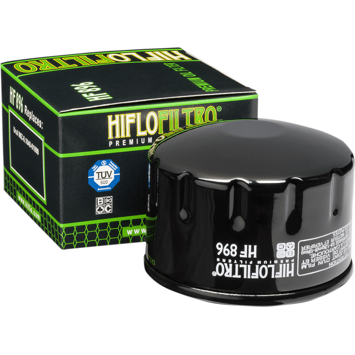 Premium Oil Filter Spin-On By Hiflofiltro HF896 Oil Filter 0712-0545 Parts Unlimited