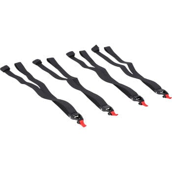Pro Tail Straps Set - 4 Piece By SW-Motech BC.ZUB.00.128.30000 Tie Down / Ratchet Strap