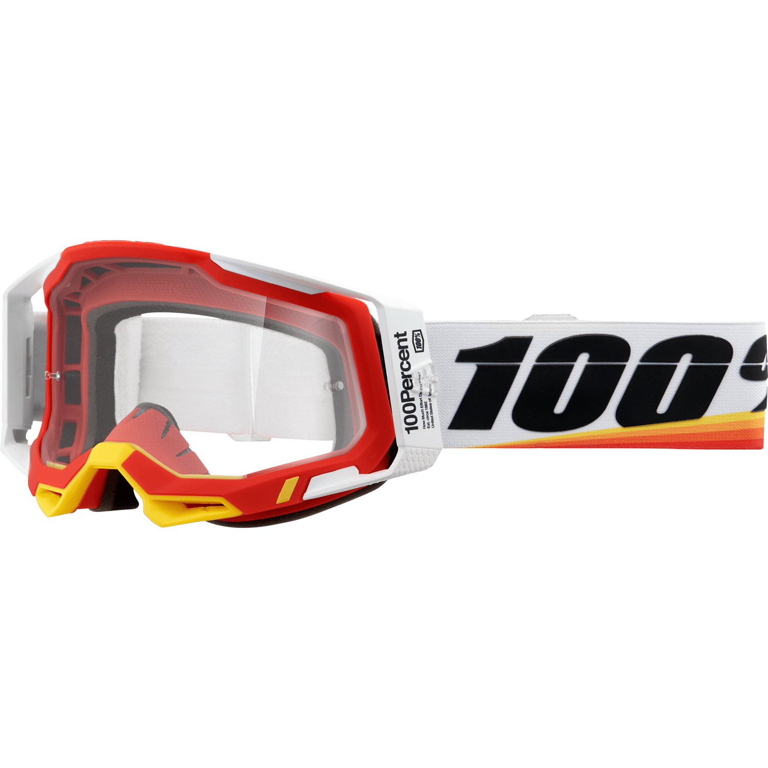 Racecraft 2 Goggles Clear Lens By 1 50009-00016 Goggles 2601-3255 Parts Unlimited