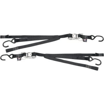 Ratchet Tie-Down - 1" x 6-1/2' - Black By Powertye MFG 33722 Tie Down / Ratchet Strap