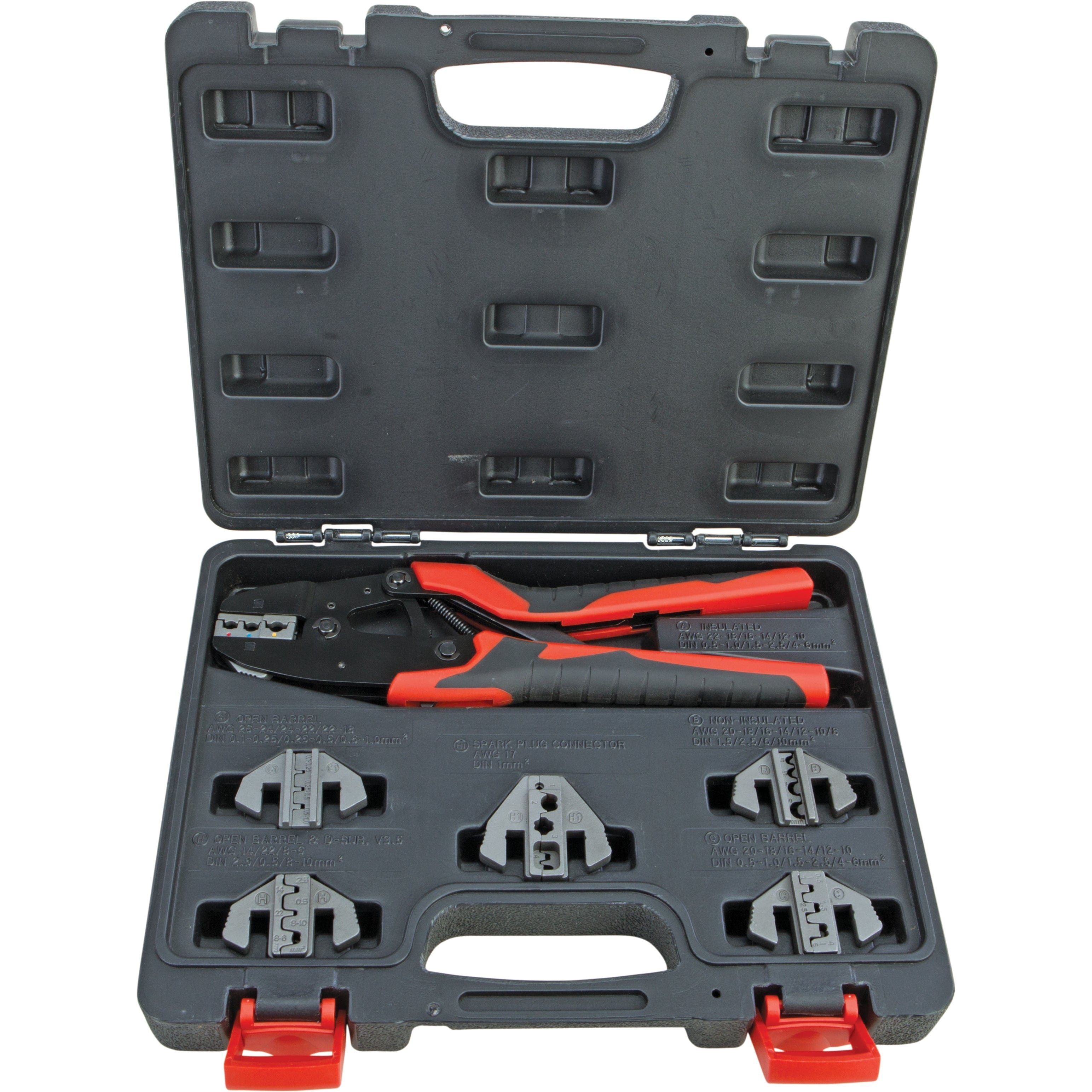 Ratcheting Terminal Crimper Set by Fire Power 0122352 30MP Hand Tool