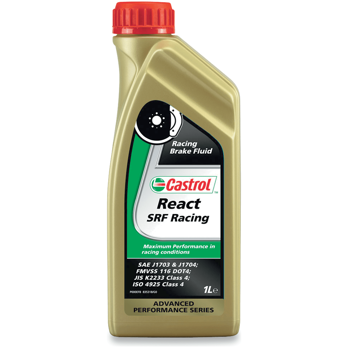 React Srf Brake Fluid By Castrol 15AFA4 Brake Fluid 3703-0015 Parts Unlimited