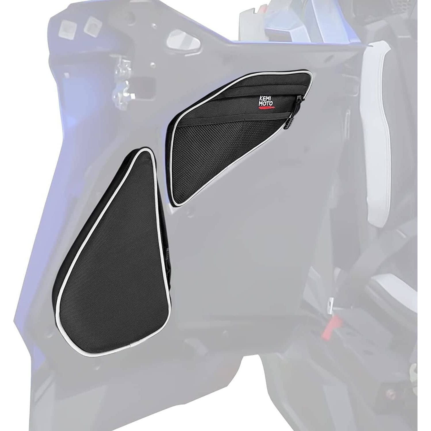 Rear Door Bags for 2020+RZR PRO XP 4 by Kemimoto B0113-09001BK Door Bag B0113-09001BK Kemimoto