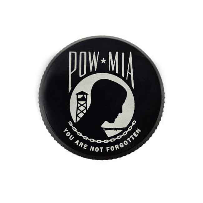 Rear Master Cylinder Cap POW/MIA Style by Witchdoctors WD-RMCPOW Reservoir Cover