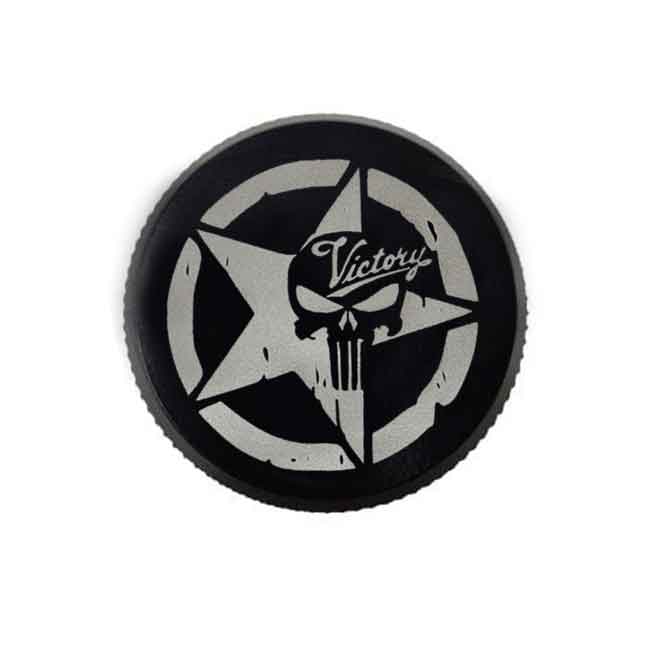 Rear Master Cylinder Cap Punisher Star Style by Witchdoctors WD-RMCPUNSTAR Reservoir Cover