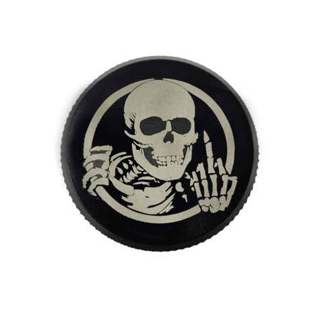 Rear Master Cylinder Cap Skeleton Style by Witchdoctors WD-RMCSKEL Reservoir Cover