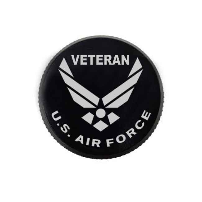 Rear Master Cylinder Cap US Air Force Vet by Witchdoctors WD-RMCAFVET Reservoir Cover