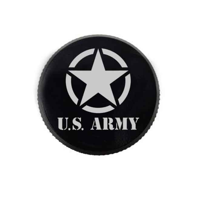 Rear Master Cylinder Cap US Army Logo Style by Witchdoctors WD-RMCARMY-LOGO Reservoir Cover