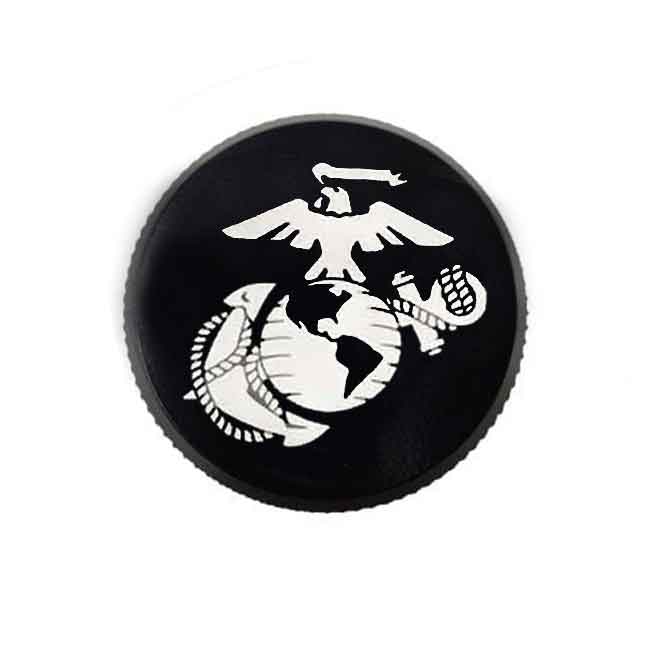 Rear Master Cylinder Cap USMC Style by Witchdoctors WD-RMCUSMC Reservoir Cover