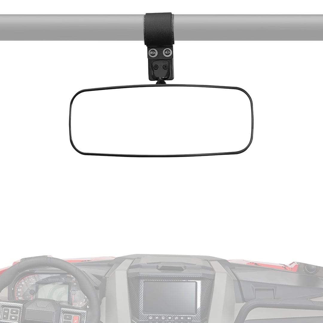 Rear View Mirror for 1.75"-2" Roll Bar by Kemimoto B0106-09501BK Rear View Mirror B0106-09501BK Kemimoto