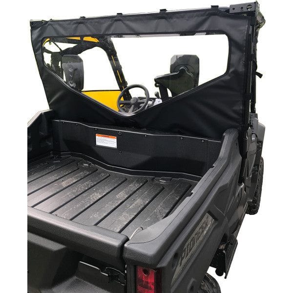 Rear Wndscrn Pionr1000 Black by Moose Utility PIOTRW-11 Rear Dust Panel 05211515 Parts Unlimited Drop Ship