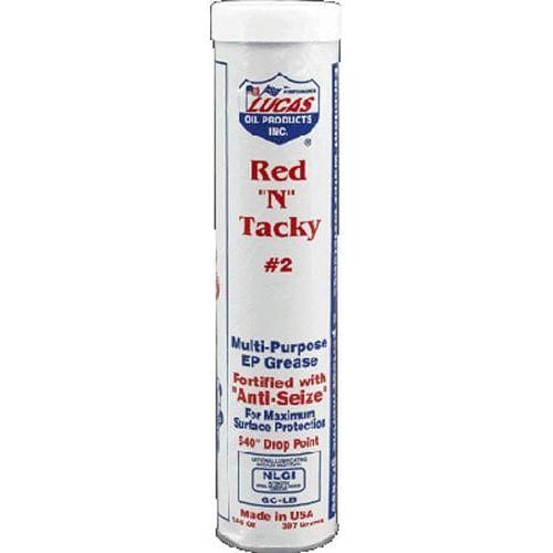 Red 'N' Tacky #2 Grease 14.5Oz Cartridge by Lucas Oil 10005-30 Grease