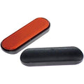 Reflector, Amber, Oval by Indian