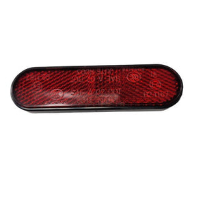 Reflector-Red Oval Lse by Polaris 5458058 Reflector