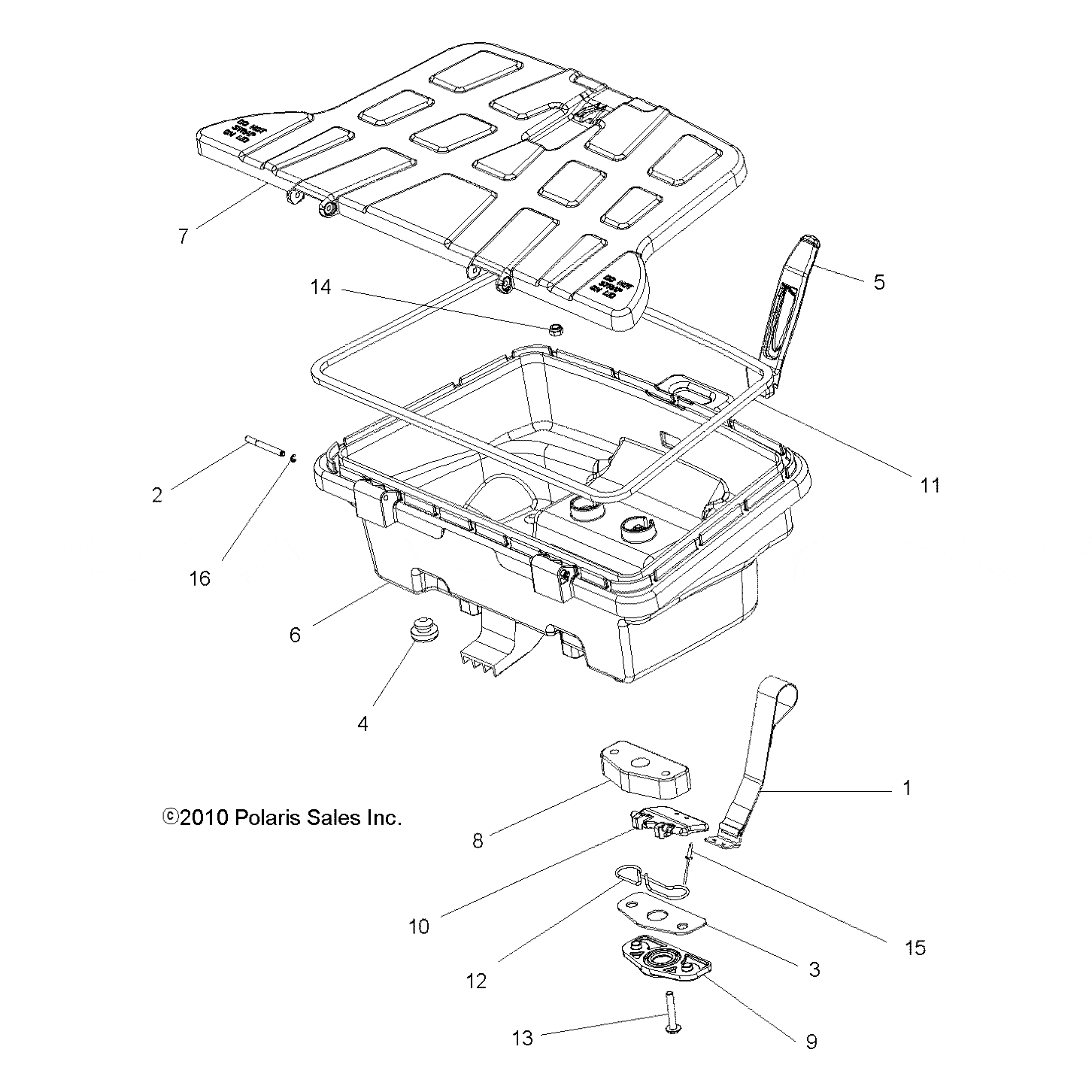 Retainer Strap by Polaris 5412606 OEM Hardware P5412606 Off Road Express