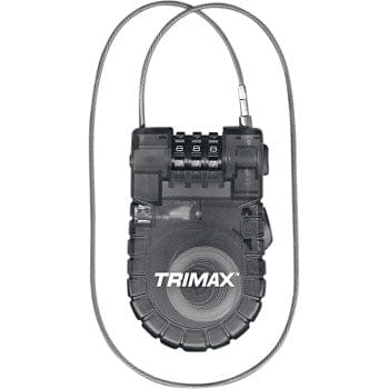 Retractable Cable Lock 36" by TRIMAX T33RC Cable Lock