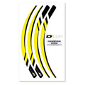 Rim Decals Yellow 4 Pc Set Yellow Rim Decals 4 Pc Set By D'Cor