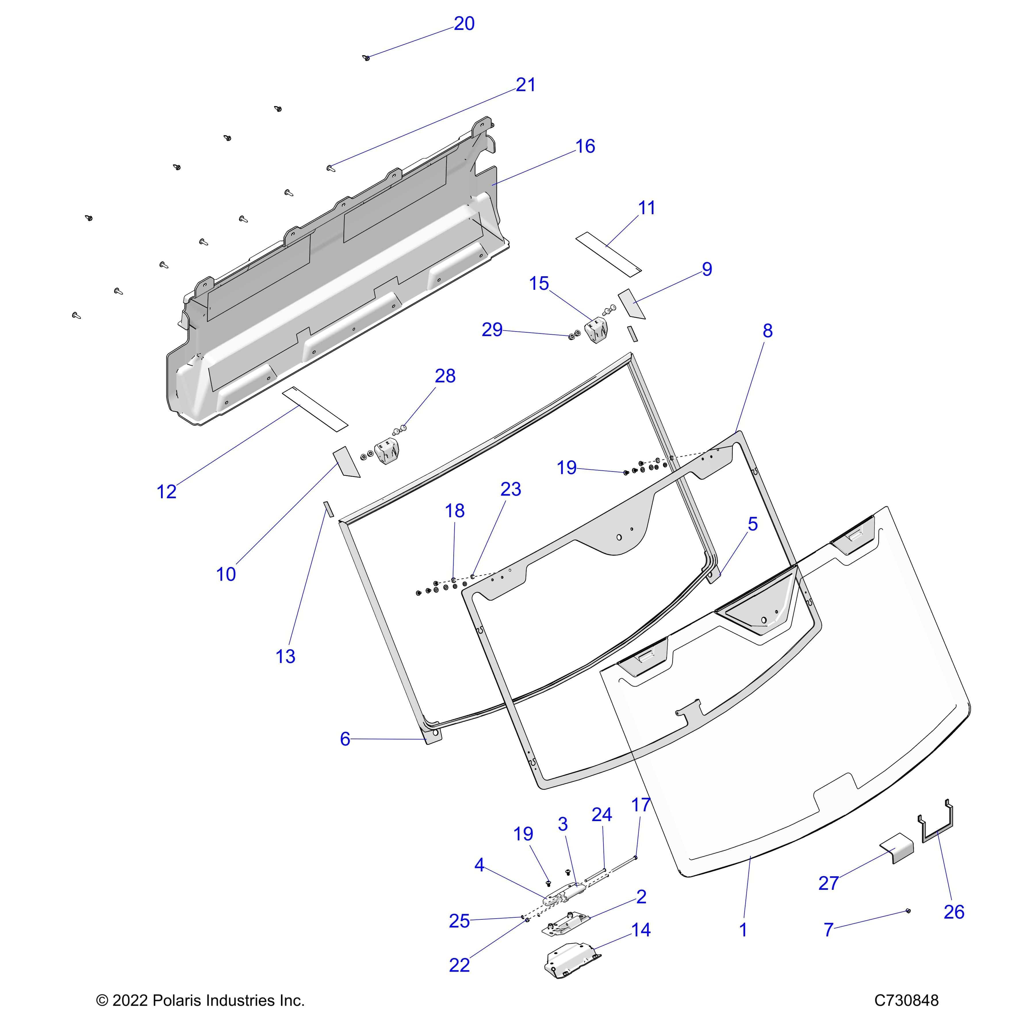 Ring-Retaining,E,6Mm Shaft Bo by Polaris 7718434 OEM Hardware P7718434 Off Road Express