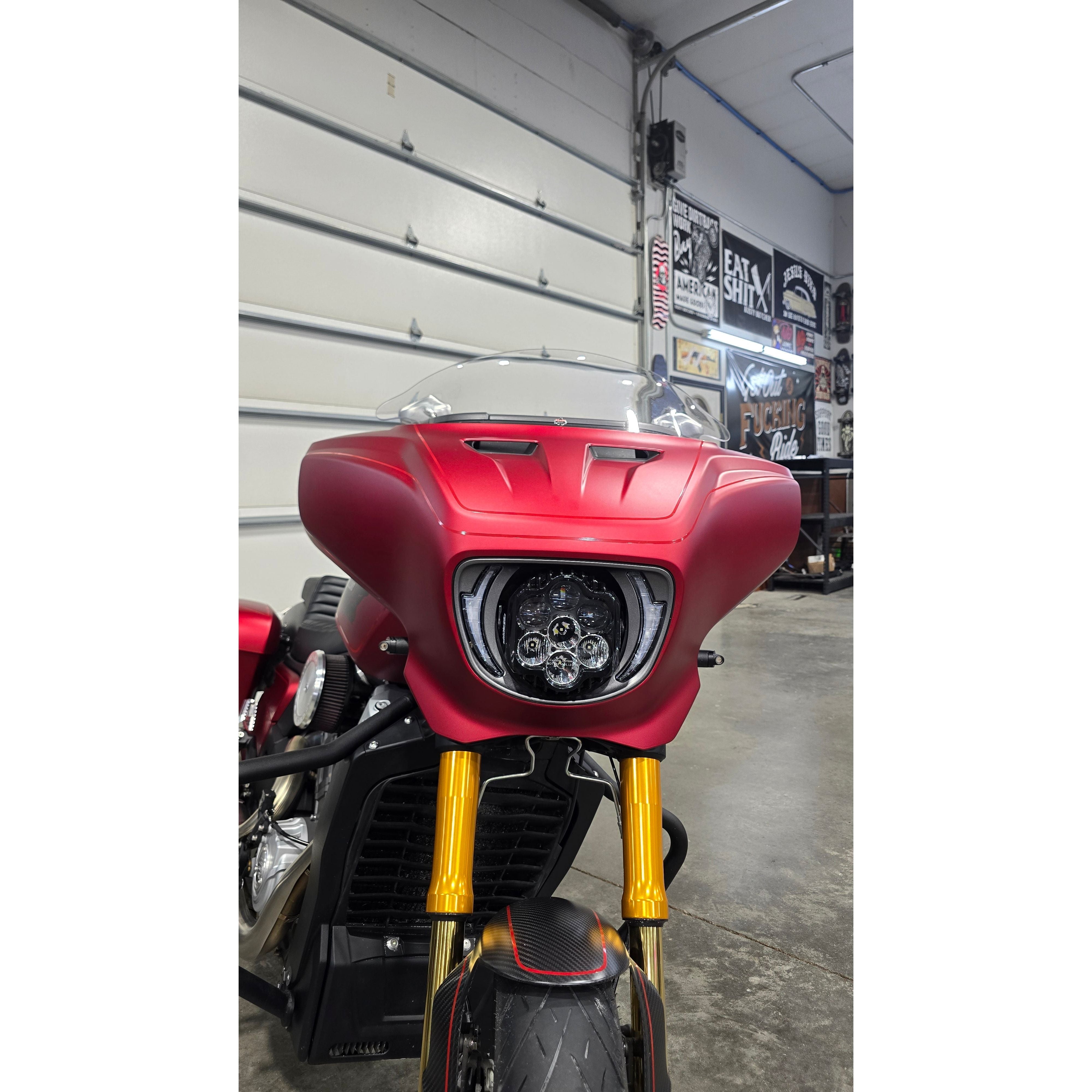 2025 Powerplus Indian Chieftain & Roadmaster Shark Demon Headlight Kit by Forever Rad
