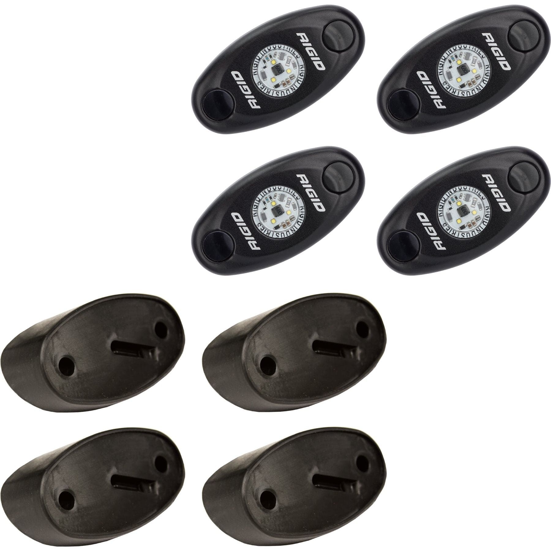 Rock Light Kit Blue /4 by Rigid 400233 Rock Lights 652-400233 Western Powersports Drop Ship