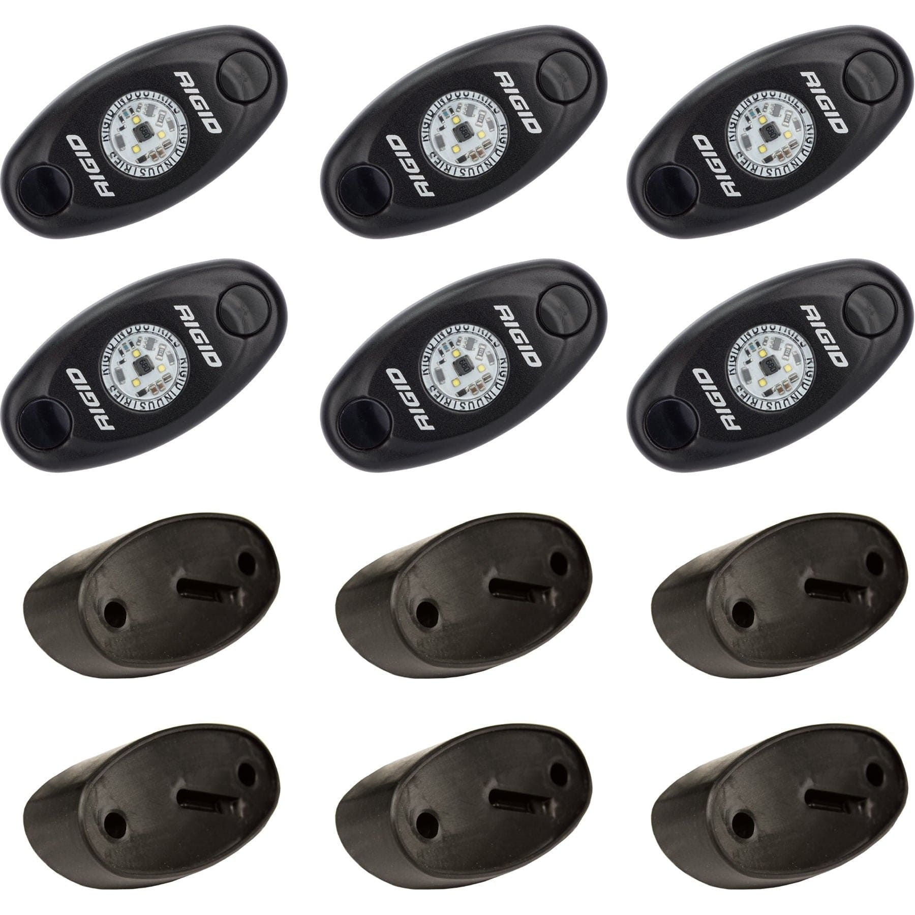 Rock Light Kit Cw /6 by Rigid 400253 Rock Lights 652-400253 Western Powersports Drop Ship