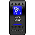 Rock Lights Rocker Switch Blue by Moose