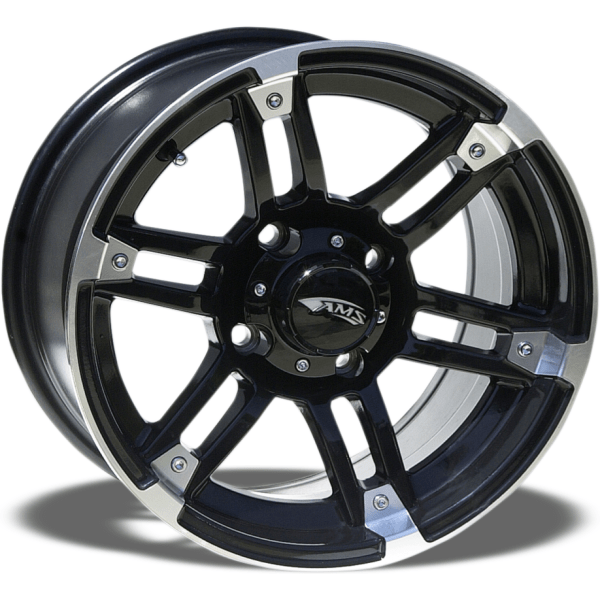 Roll'N 104 Front; Rear Wheel 12 X 7 by AMS 0230-0669 Beadlock Wheel 0230-0669 Parts Unlimited Drop Ship