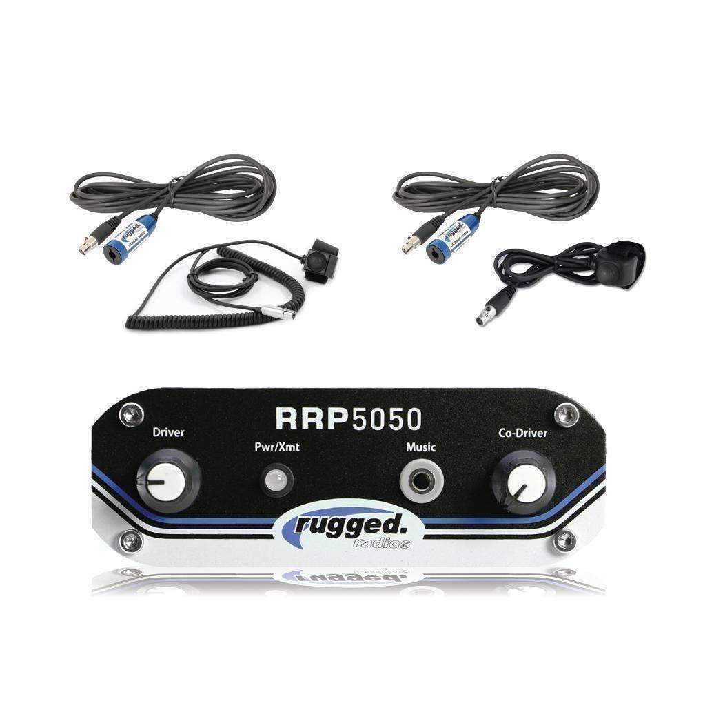 Rrp5050 2 Person Race Intercom Kit by Rugged Radios 5050-2P-RACE 01039374004070 Rugged Radios