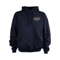 Rugged Radios Vintage Race Pullover Hoodie - Navy Blue by Rugged Radios