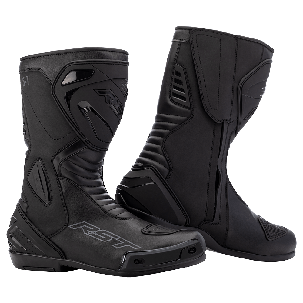 Western Powersports Boots Black/Black / 7 S1 CE Waterproof Boots by RST 103123BLK-40