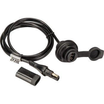 SAE Panel Mount Socket by Tecmate O-20L Battery Charger Accessory