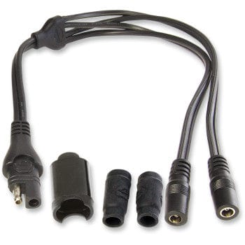 SAE to DC 2.5 mm Y-Splitter 12" by Tecmate O-35 Battery Charger Accessory