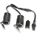SAE to Dual Socket Adapter 12" by Tecmate
