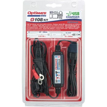 SAE to USB Power Cable by Tecmate O-108KIT Battery Charger Accessory