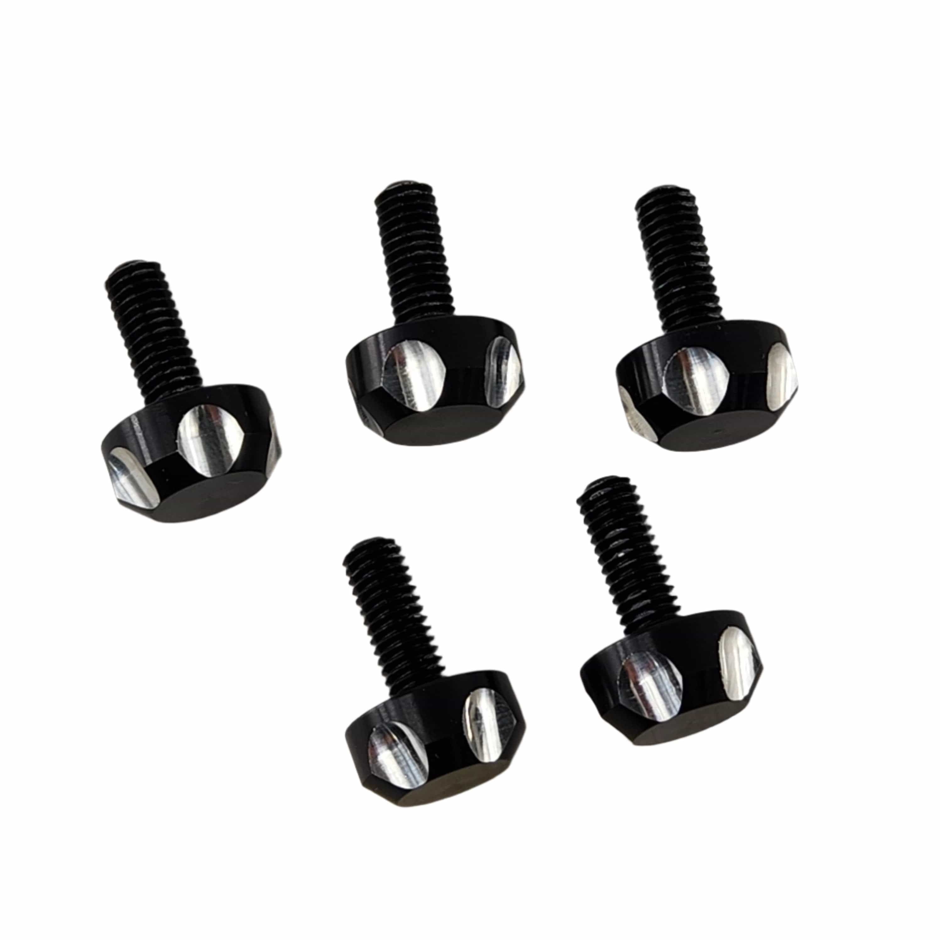 Scalloped Windshield Bolts for Indian Set of 5 by Witchdoctors IND-WSSCAL Windshield Bolts