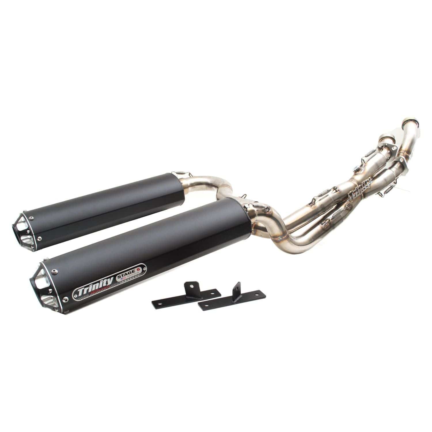 Scrambler 1000 By Trinity Racing TR-4145D-BK Full System TR-4145D-BK Trinity Racing