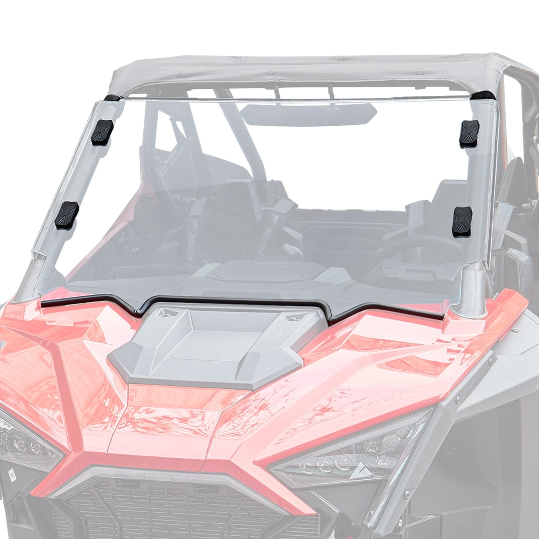 Scratch Resistant Full Windshield Clear for 2020+ Polaris RZR PRO XP / 4 by Kemimoto B0110-01503CL Full Windshield B0110-01503CL Kemimoto