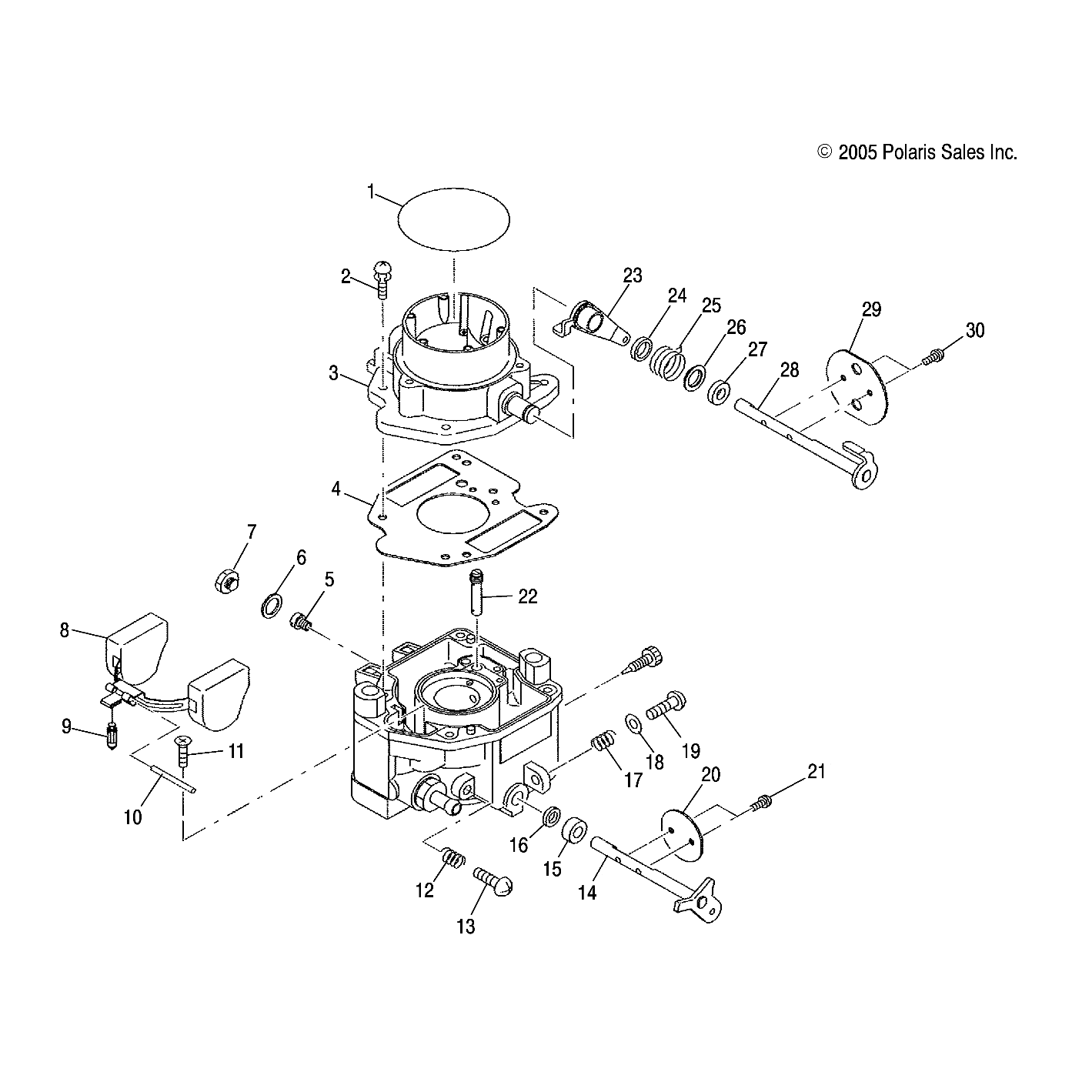 Screw-Valve Set by Polaris 3088336 OEM Hardware P3088336 Off Road Express