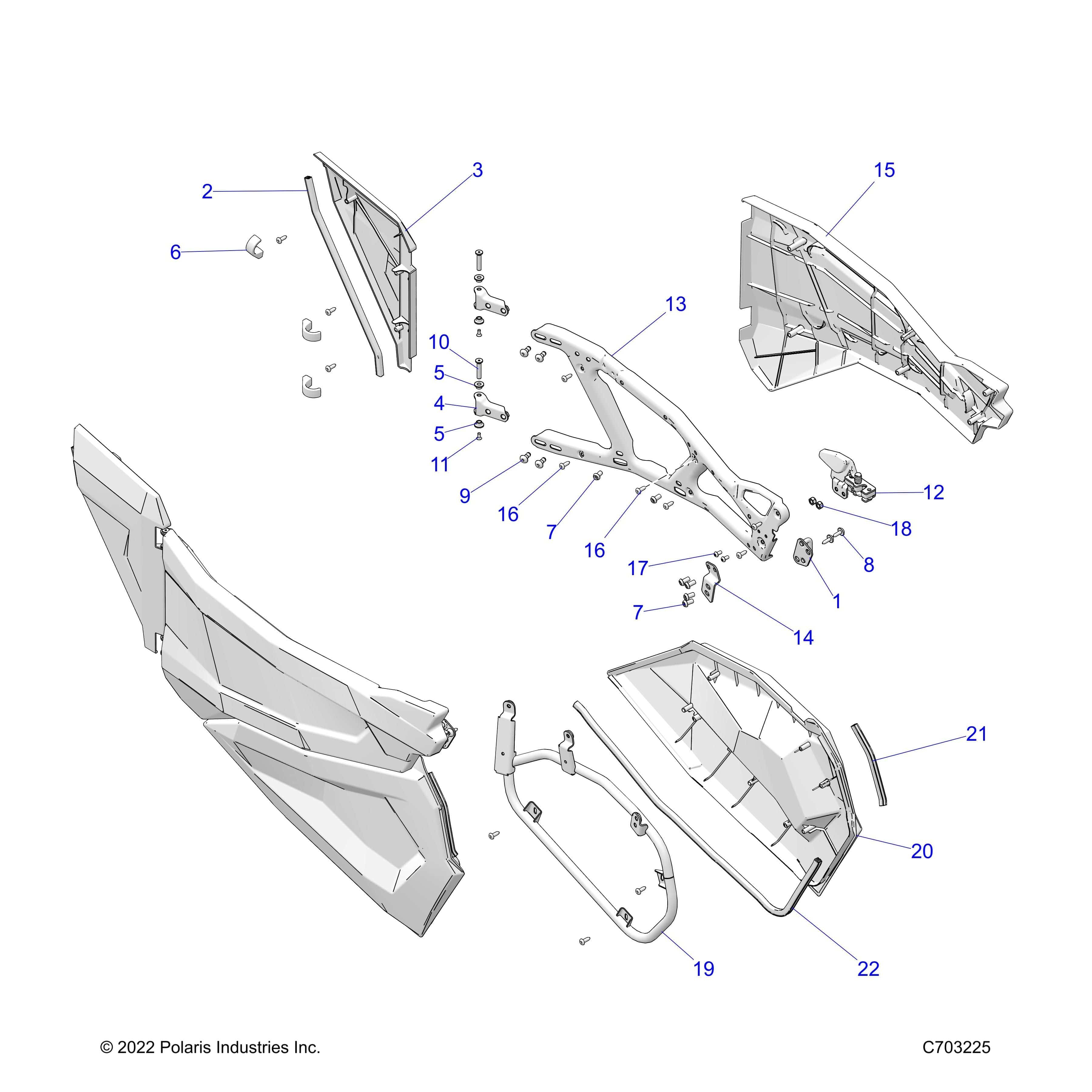Seal-Wthrstrp,Bolster,Rzn by Polaris 5522024-450 OEM Hardware P5522024-450 Off Road Express