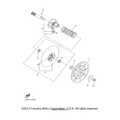 Secondary Spring Seat Comp by Yamaha
