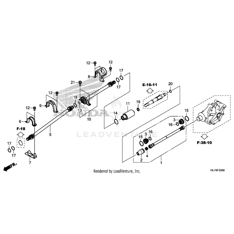 Set-Ring (26X1.8) by Honda 90654-HL7-A20 OEM Hardware 90654-HL7-A20 Off Road Express Peach St