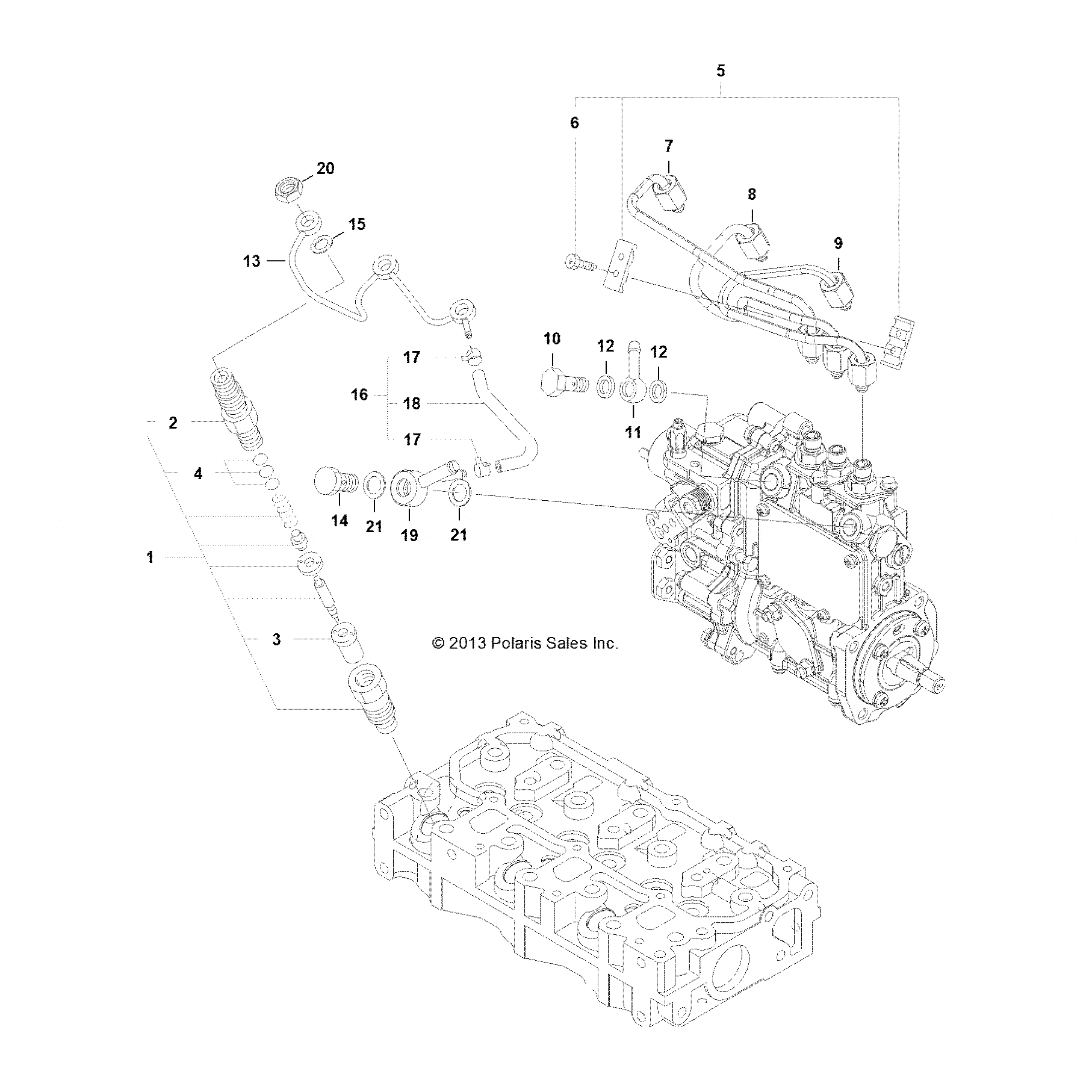 Set-Shim by Polaris 3070439 OEM Hardware P3070439 Off Road Express
