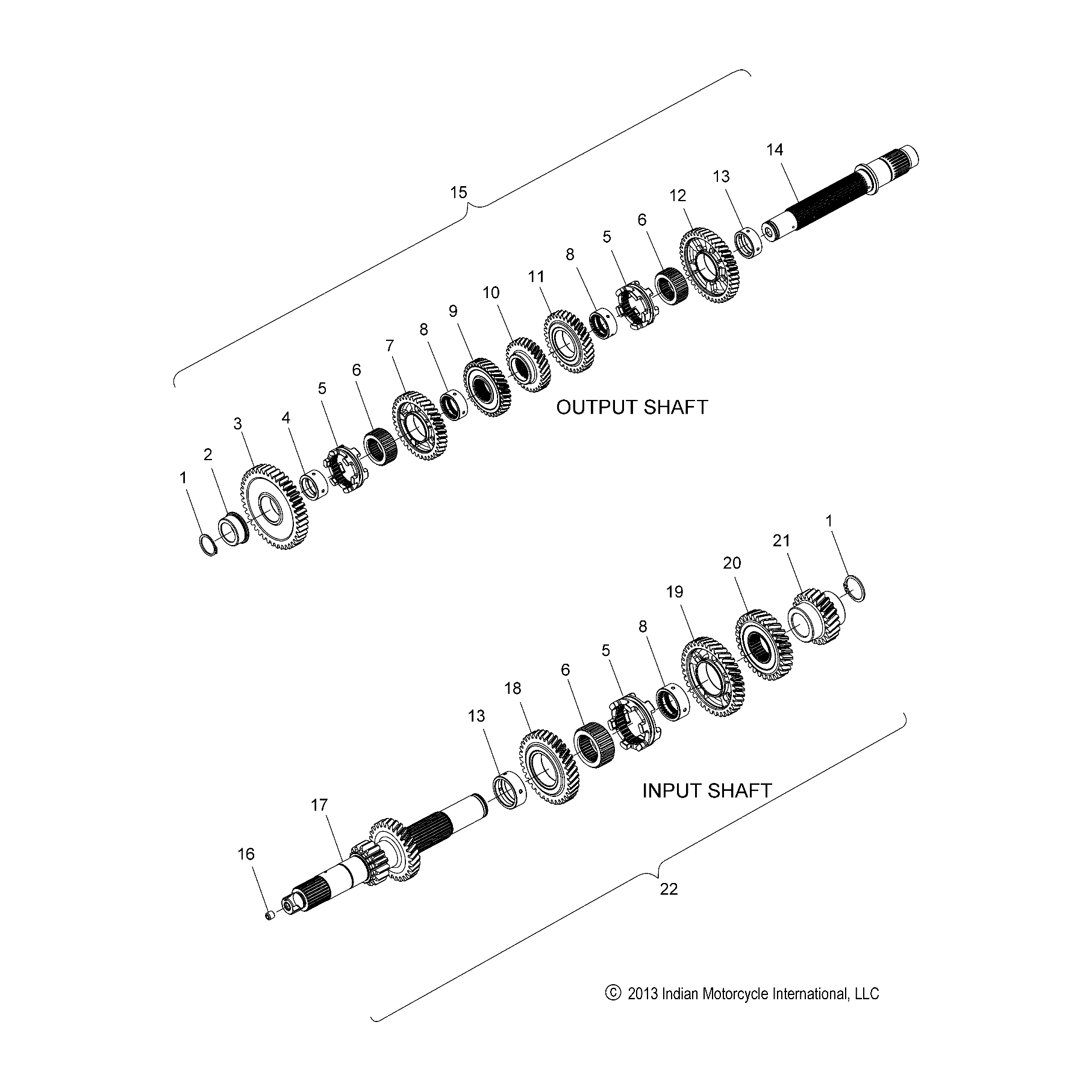 Shaft, Output by Polaris 6230529
