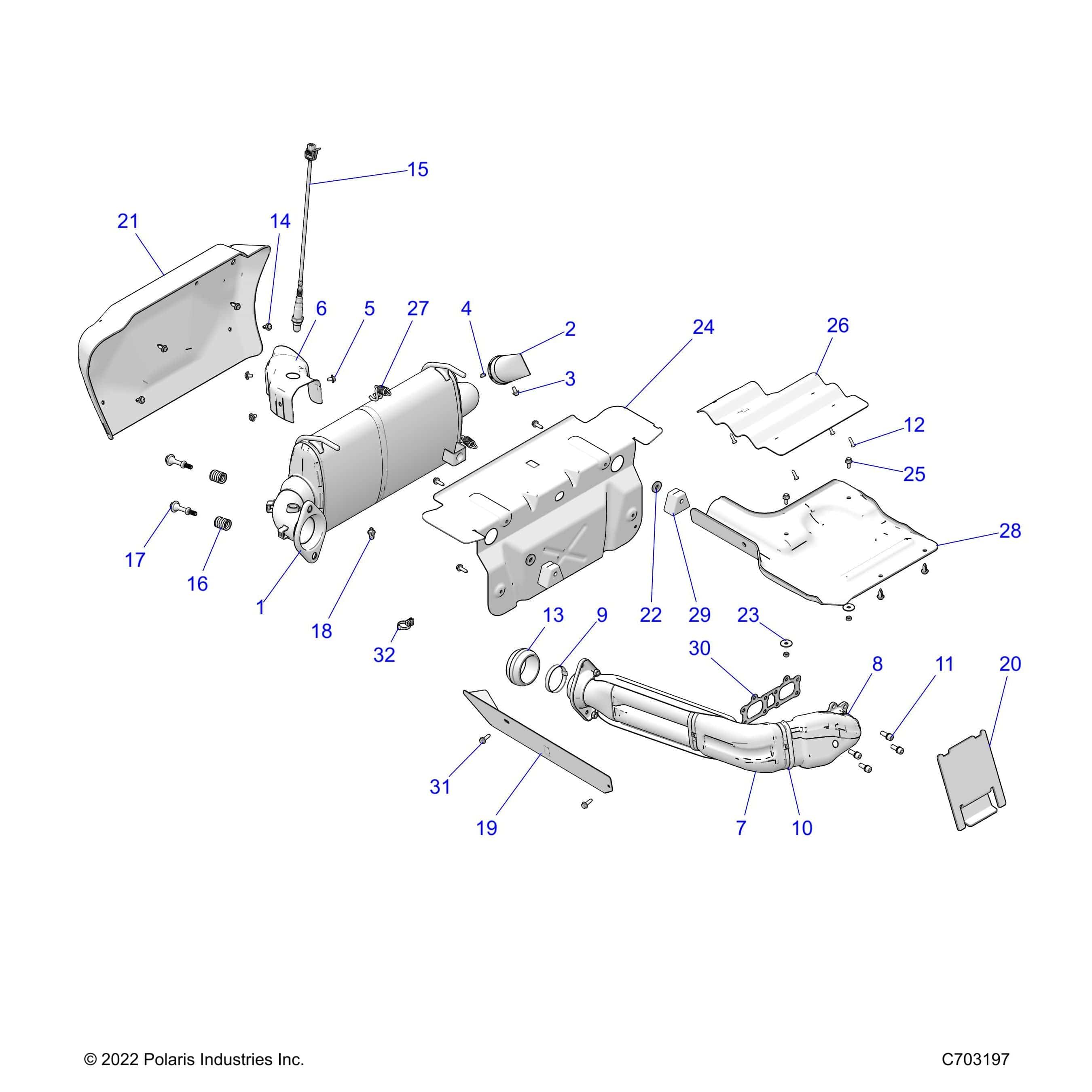 Shield-Foil,Side Box,0.05 Al by Polaris 5263028 OEM Hardware P5263028 Off Road Express
