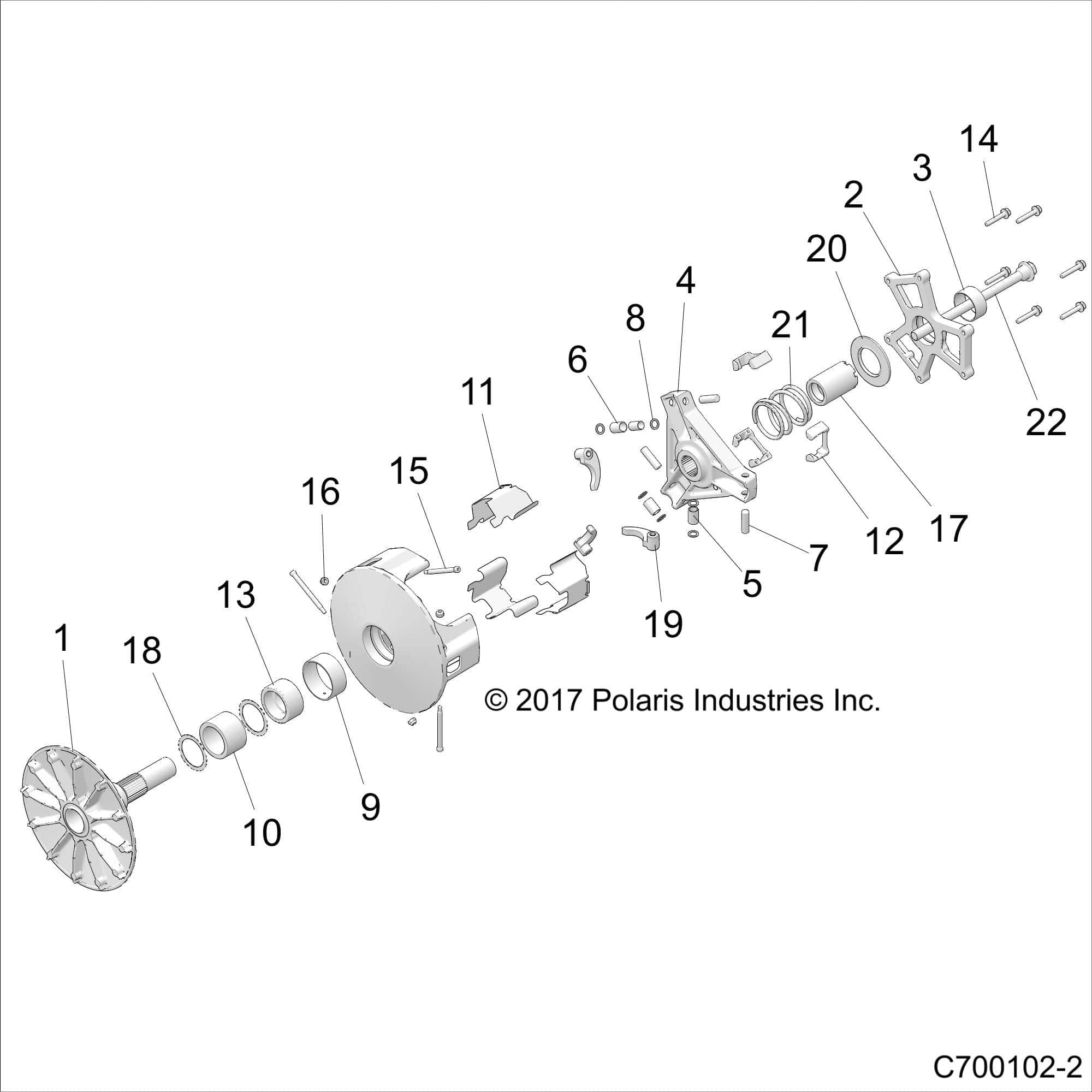Shift Weight, 31-72 by Polaris 5141006 OEM Hardware P5141006 Off Road Express